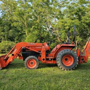 2008 Kubota L3400 HST 4x4 Tractor Loader Backhoe
