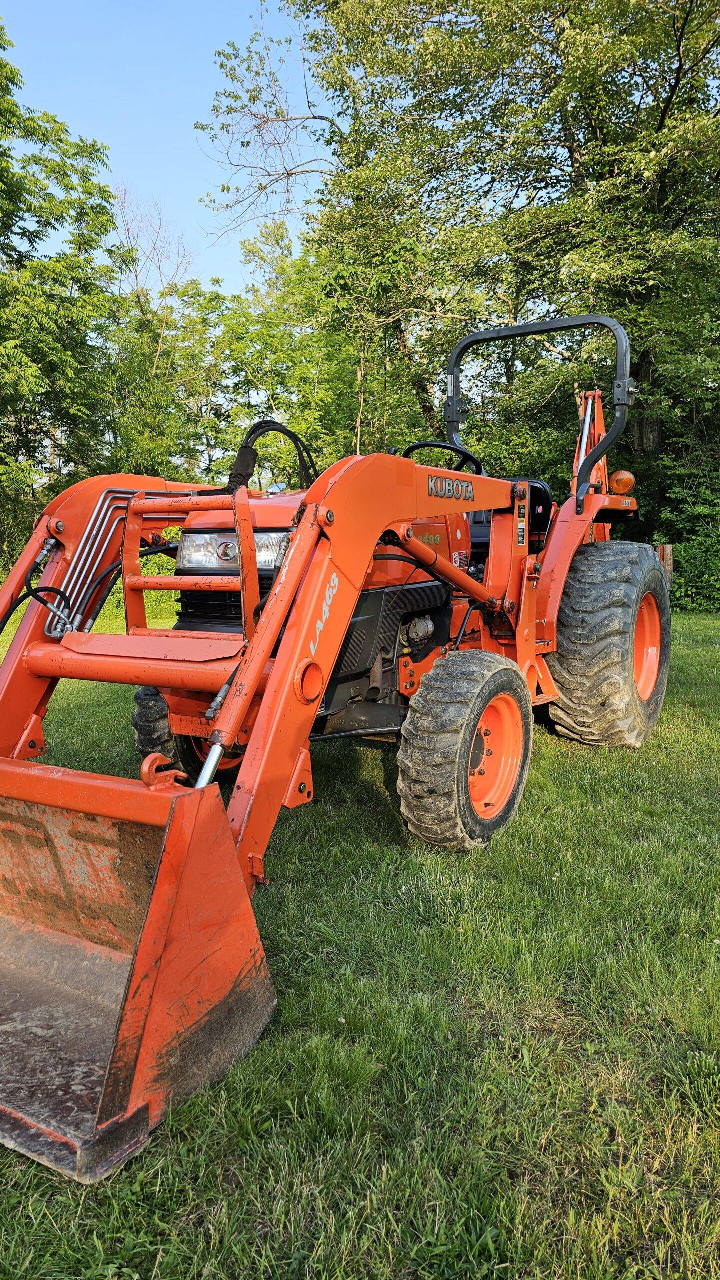 2008 Kubota L3400 HST 4x4 Tractor Loader Backhoe - Image 10