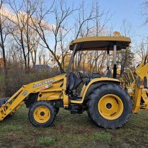 2009 John Deere HST 4x4 Tractor Loader Backhoe