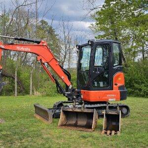 Kubota KX033-4 Cab Excavator