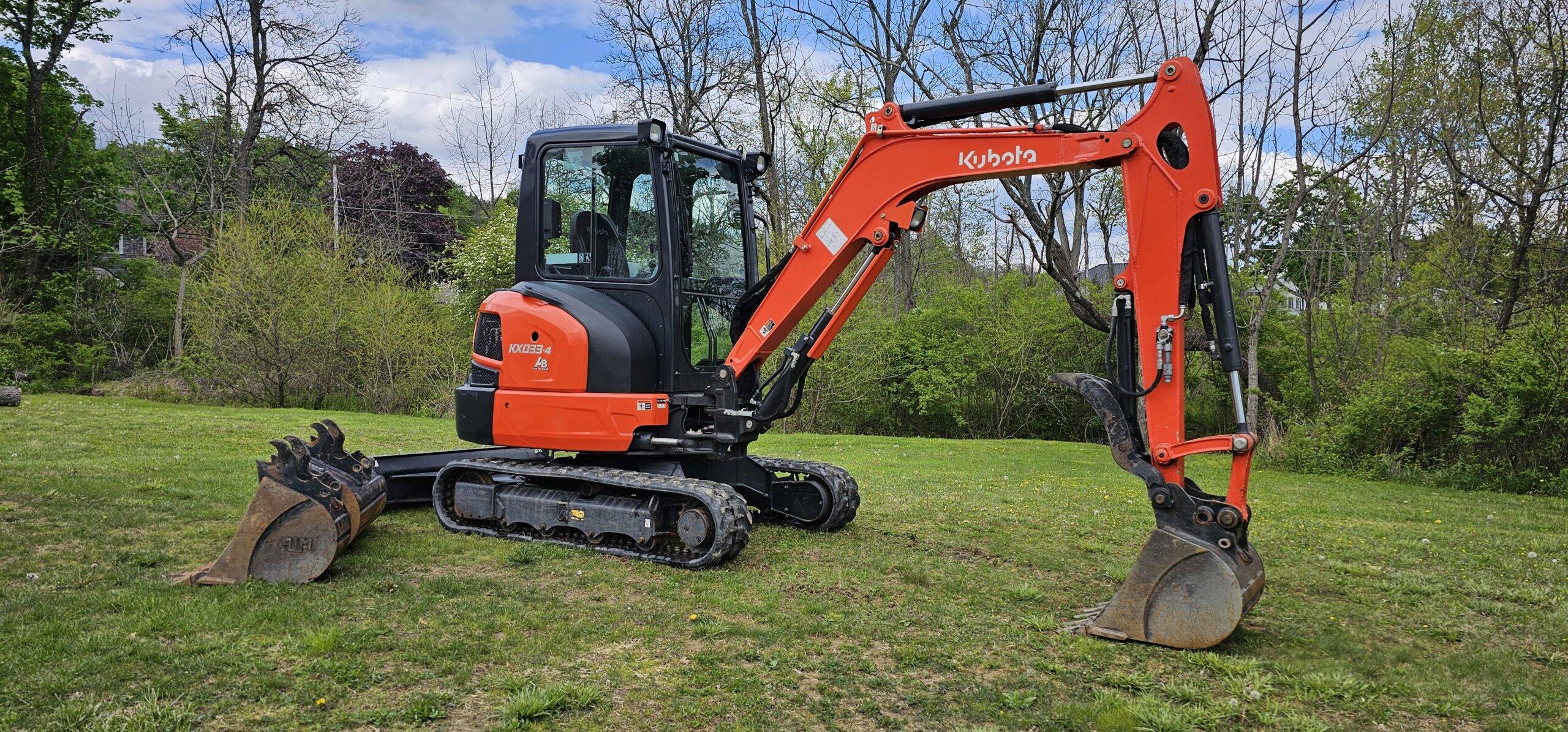 Kubota KX033-4 Cab Excavator - Image 5