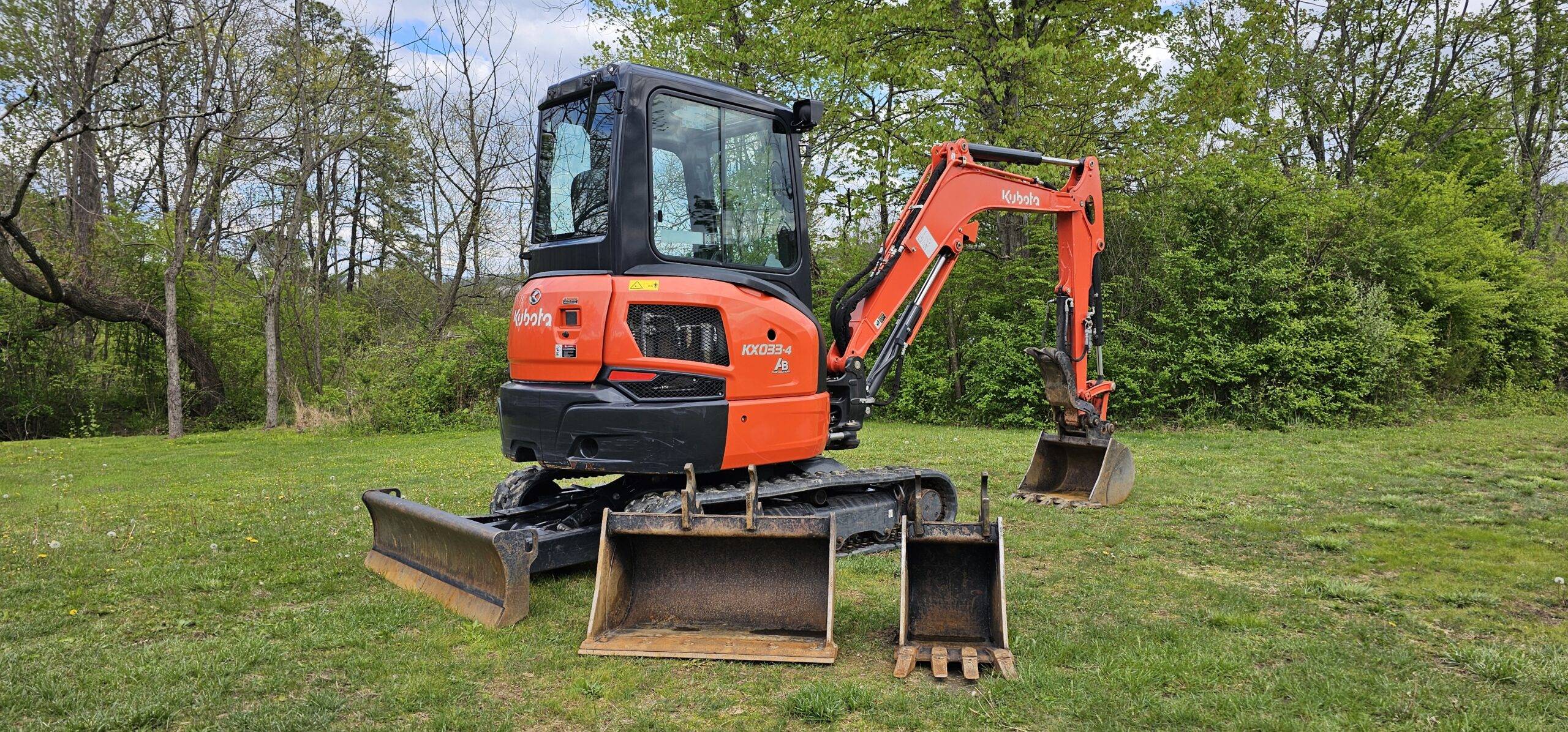 Kubota KX033-4 Cab Excavator - Image 7