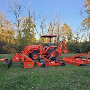 2022 Kubota L3901 HST 4x4 Tractor Loader Backhoe W/ attachments